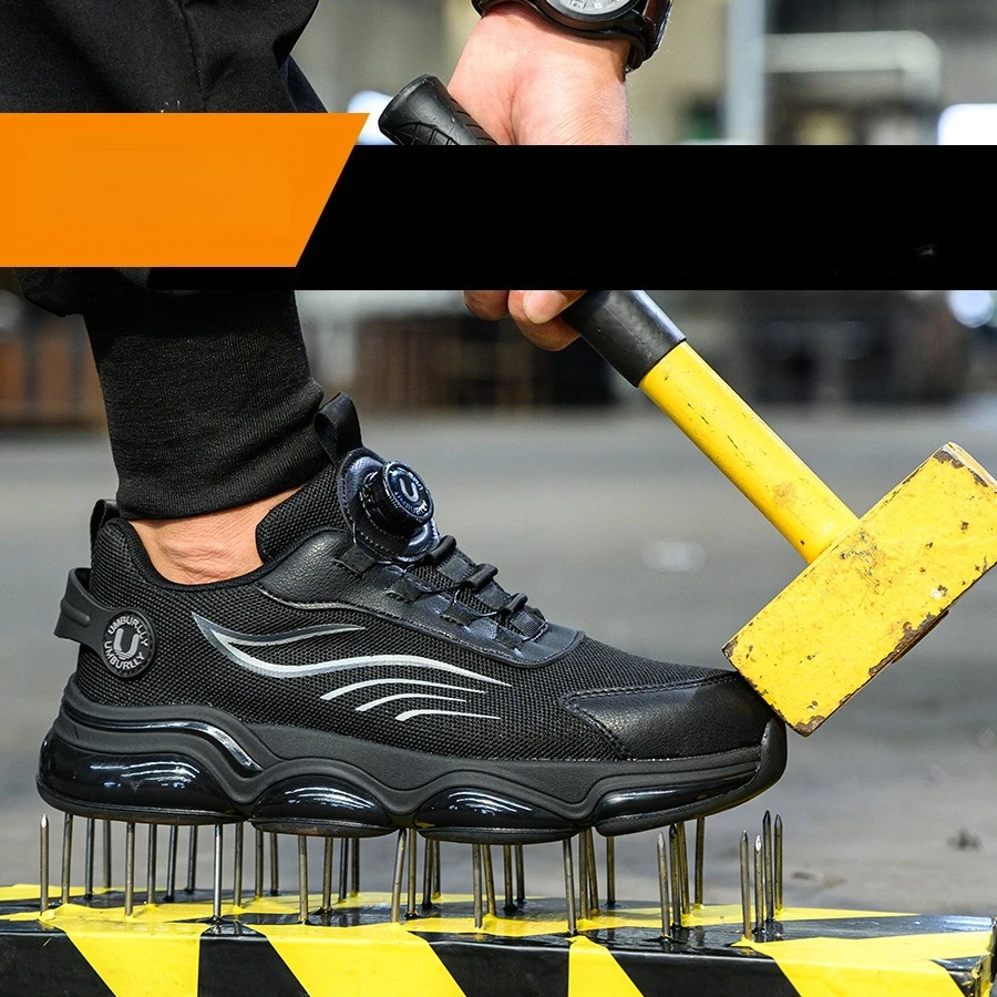 Mens Steel Toe Safety Work Boo - огляд і ціна Boat Shoe Leather