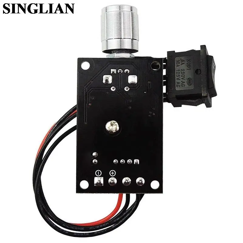 PWM DC Motor Speed Controller Governor 6V12V24V 3A Speed Regulating Switch Module Forward Reverse Rotation With Switch Function