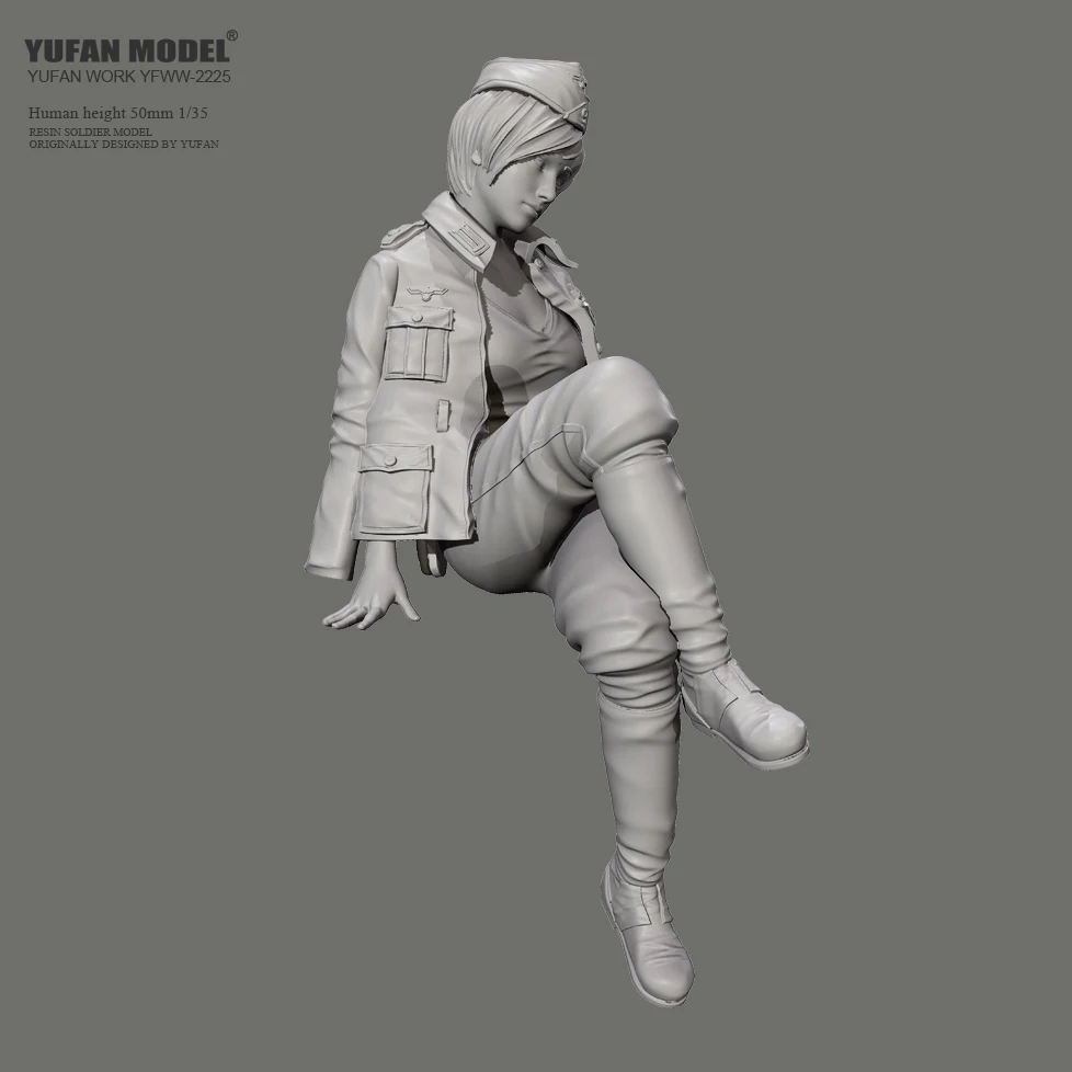 YUFAN MODEL1/35 Resin model kits figure beauty colorless and self-assembledYFWW-2225