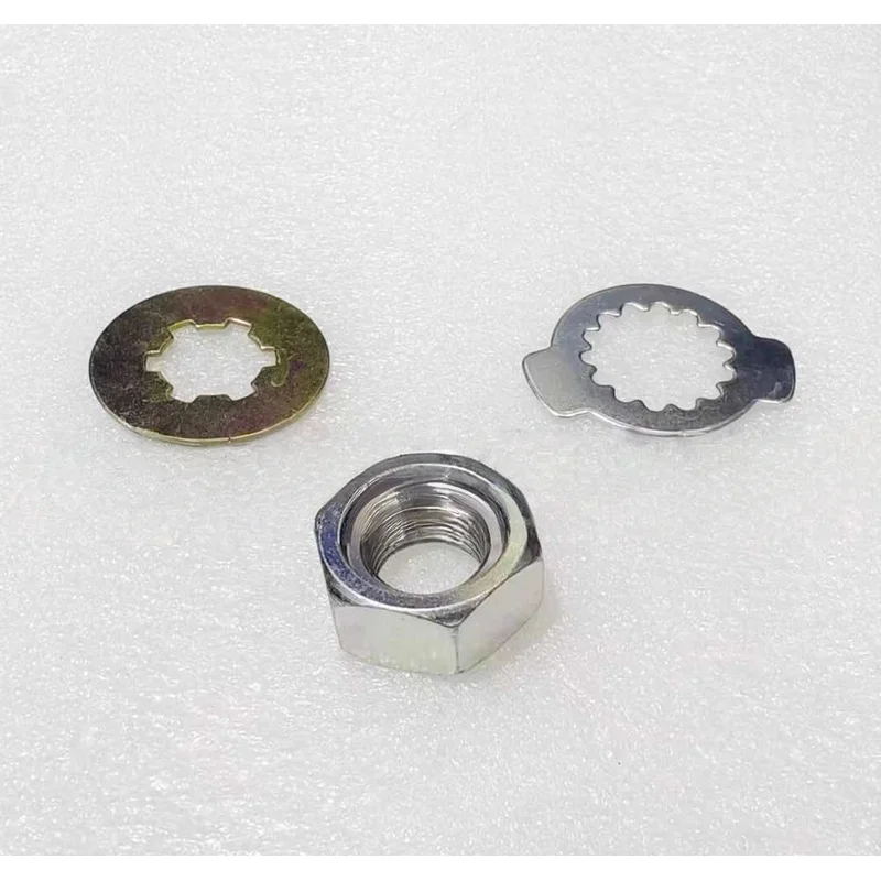 Front Sprocket Nut  Lock Washer For QJMOTOR SRV300S SRV350 QJ300-12A Motorcycle Drive Sprocket Fixing Parts