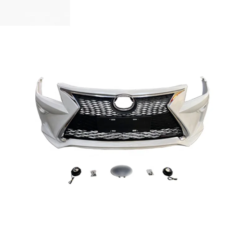 

Car Bumpers Kits for Toyota Camry 2006-2017 to Lexus Style Front Bumper Grille Car Bodykit Exterior Accessory Parts Cover S