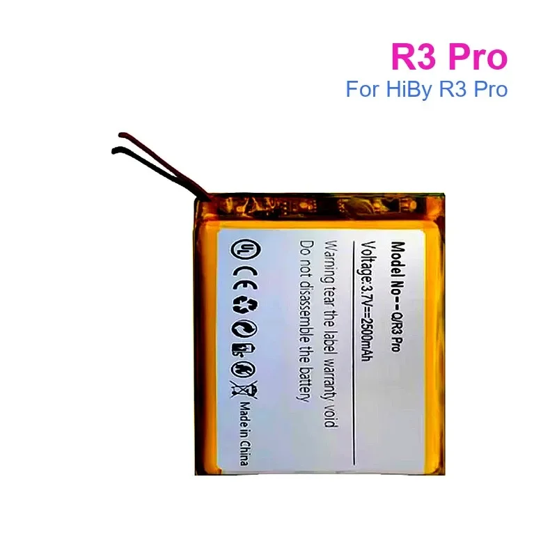 R3 Pro Portable Music Player Battery For HiBy R3 Pro 2500mAh Real Capacity