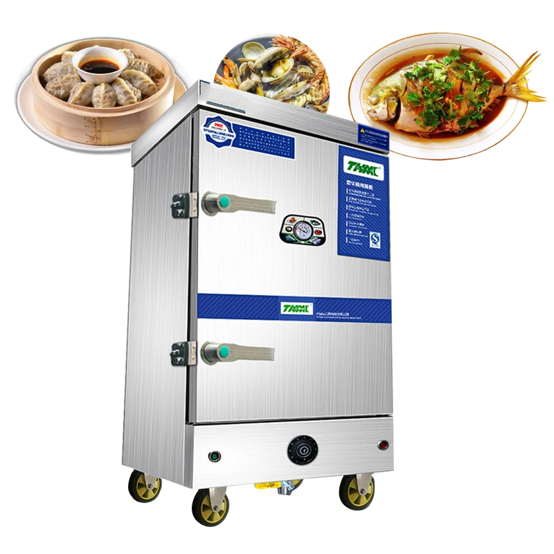 

Commercial Rice Steamer 6-8-10-12 Layer Bun Fish Meat Electric Food Steamer Stainless Steel Removable Food Steam Cabinet Machine