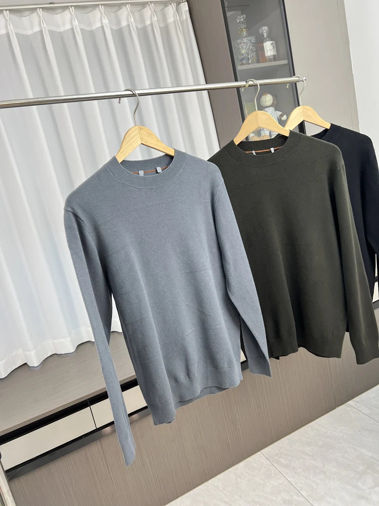 

Мужской теплый пушистый свитер из модала с высоким воротом и длинными рукавами для повседневной носки, осень-зима