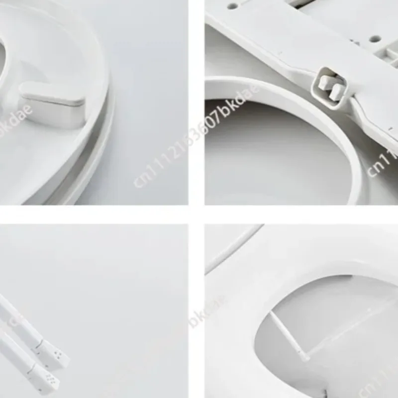 

Non-Electric Bidet Toilet Seat, External Hot & Cold Water Spray Mechanical Cleansing Toilet Cover for Household