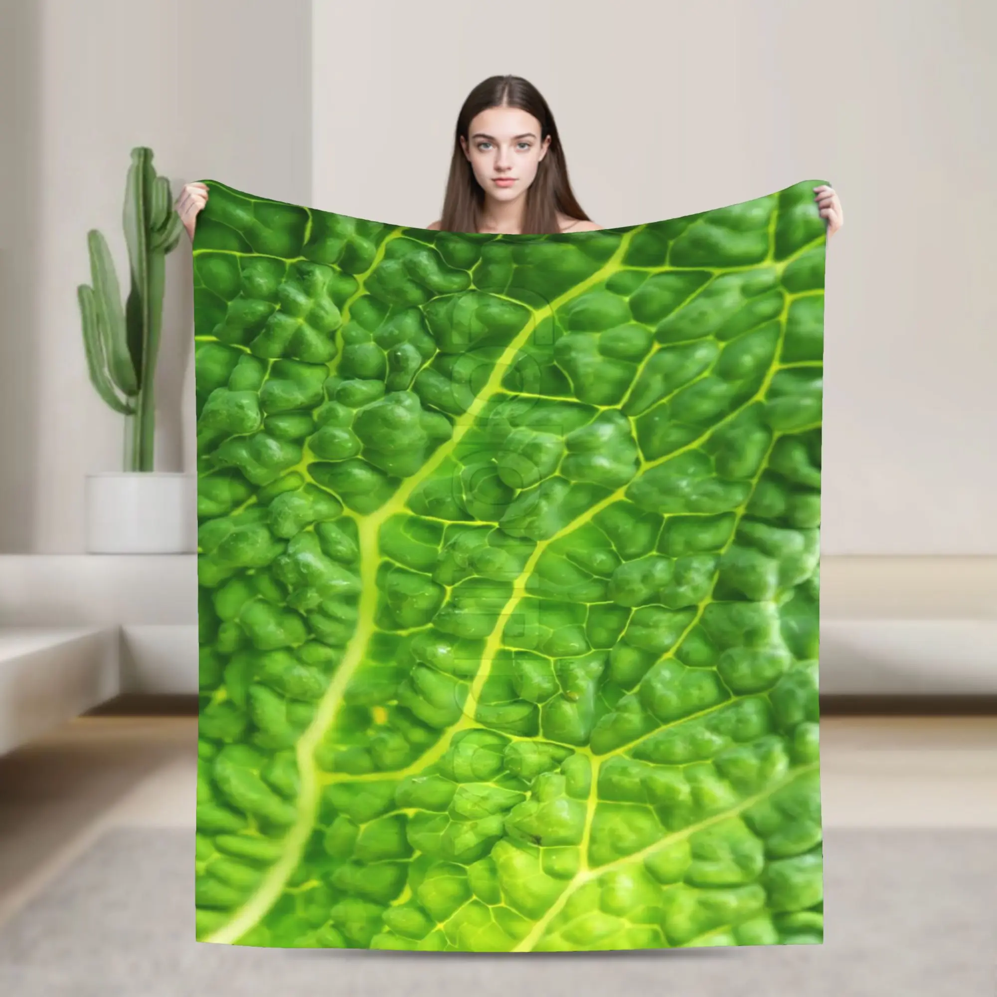 Cabbage  Blanket Fleece  Multifunction Ultra-Soft Throw Blankets for Bedroom Bedding Throws