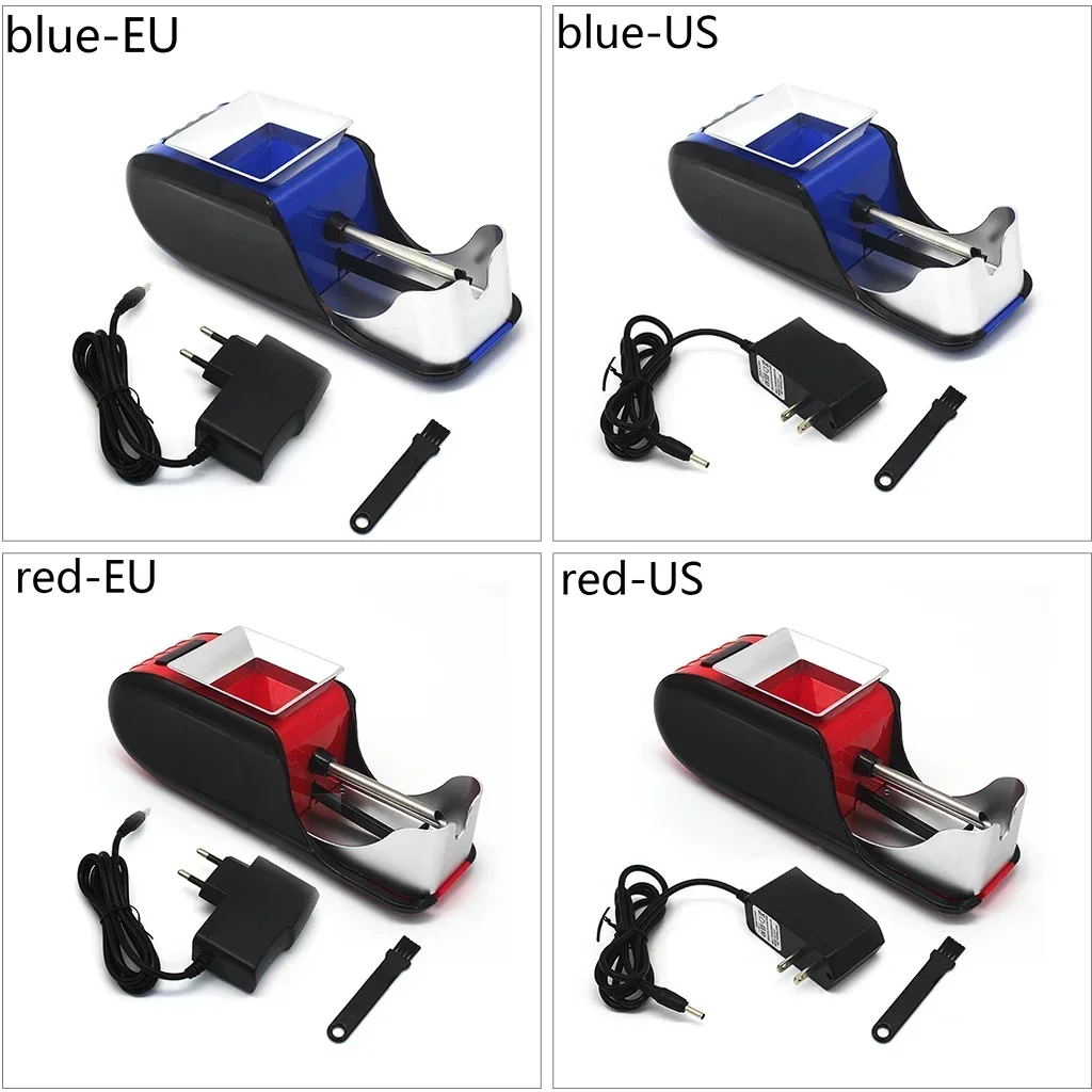 Electric Automatic Cigarette Rolling Machine Tobacco Injector Maker Roller Grinder Making Cigarette Device Smoking Accessories