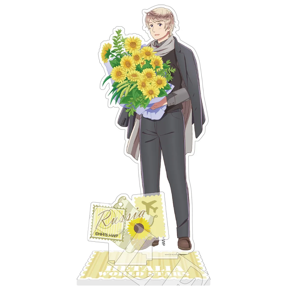 Hetalia World Stars Axis Powers Heroes Italië Duitsland Japan China Officiële autorisatie Flower Series Acryl staande platen