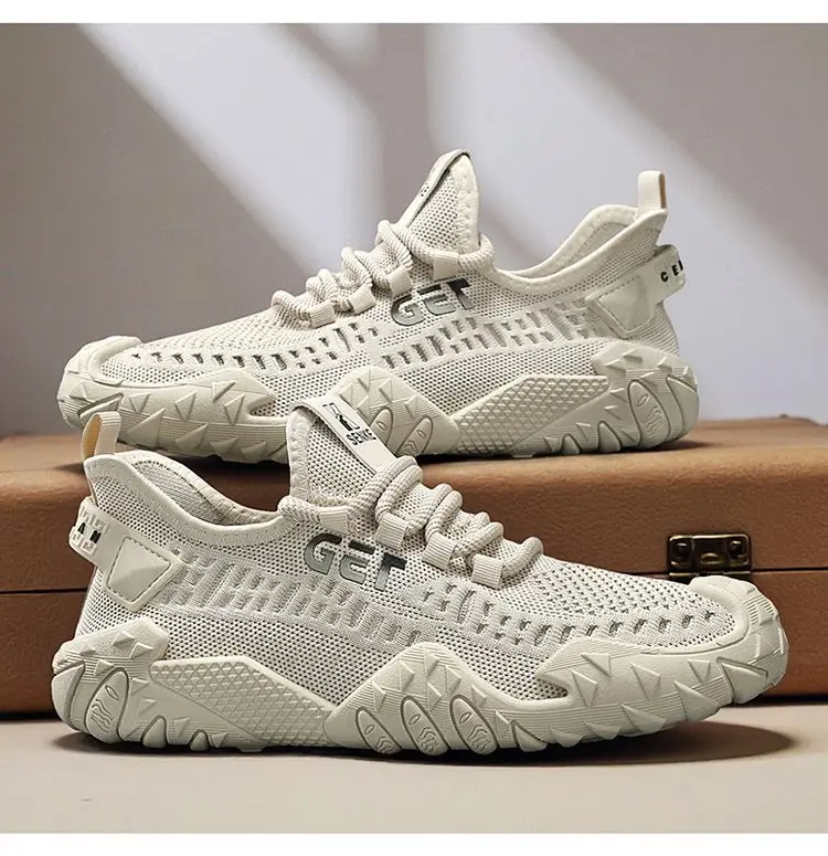 Herren 2026 Neue Sommer Mesh-Sneaker Leichte Lauf- und Sportschuhe Atmungsaktive Weiche Sohle Rutschfeste Freizeitschuhe – Detail 18