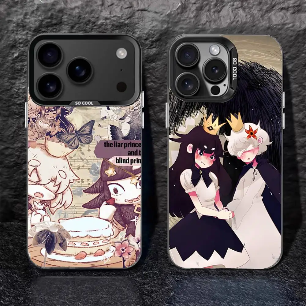 

L-Liar Princess And The Blind Prince Phone Case For iPhone 17,16,15,14,13,12,11,Pro,Max,Plus,Black Matte Shockproof Cover