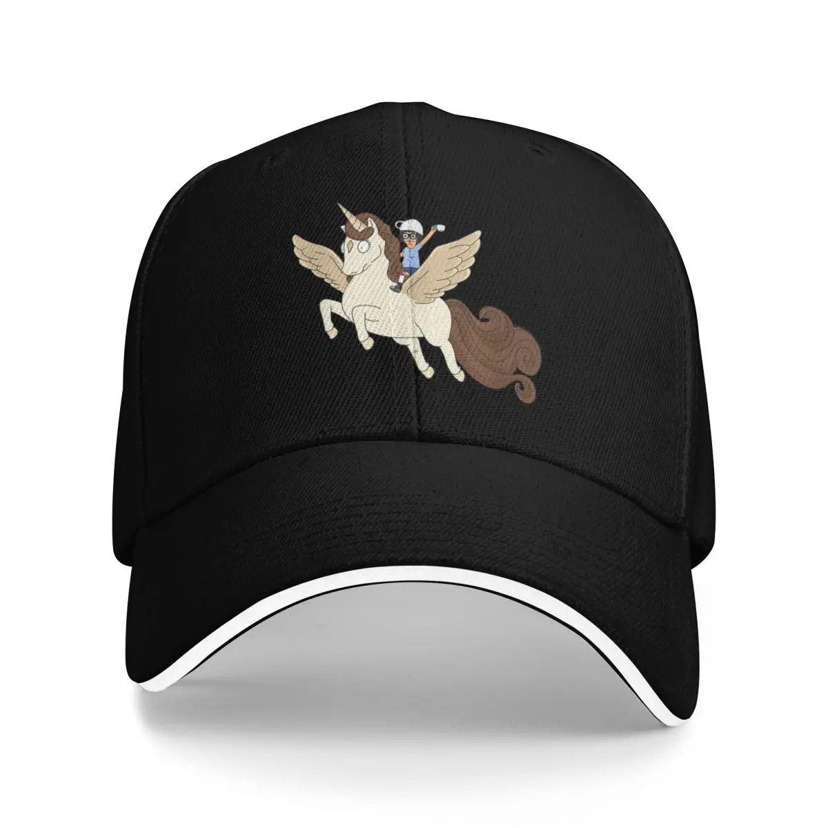 

Bobs Burgers Tina Coffee Pegasus Sticker Baseball Cap hats for men western Hat |-F-| Caps Women Men's
