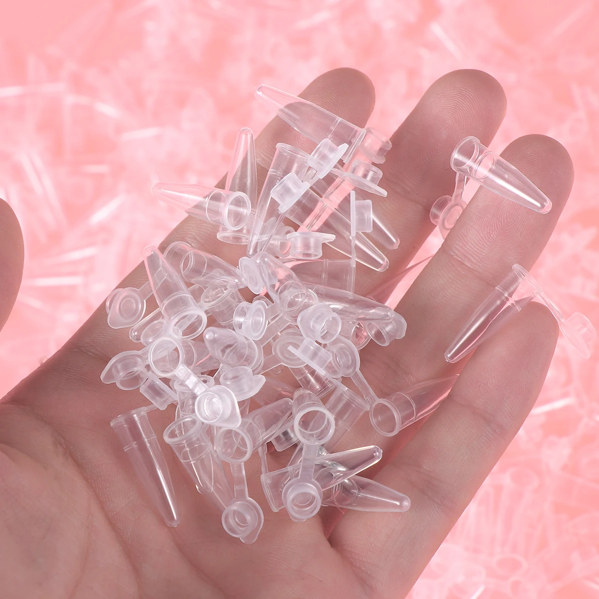 

1000 pcs Plastic Lab Supplies 0.2ml Capacity Smooth Wall Tube Tube Container Storage