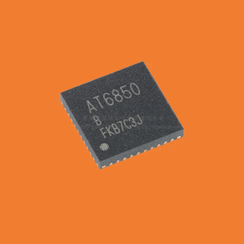 10pcs/original AT6850B-7N22 QFN-40L high-performance and low-power Beidou single-mode navigation positioning SOC chip