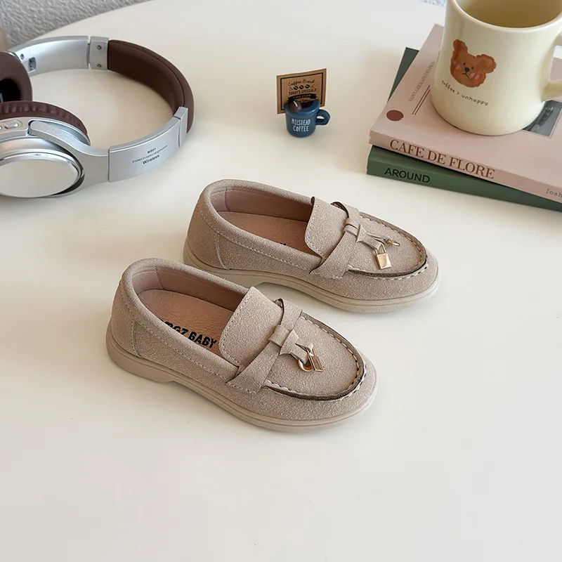 Kids Loafers 2026 Summer Toddler Walking Shoes Versatile Flat Dress Shoes Girls Loafers Casual Daily Single Shoes