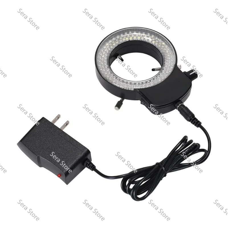 Adjustable Microscope Light Source LED Ring Light Industrial Light Source 144 Lamp Beads 63MM MIC-209 Fully Transparent Shade