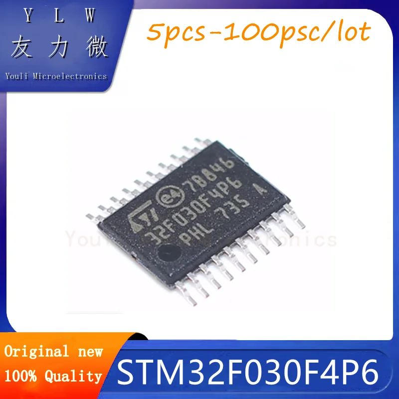 

STM32F030F4P6 TSSOP20 Brand New Imported Original 32-bit Microcontroller ST STMicroelectronics