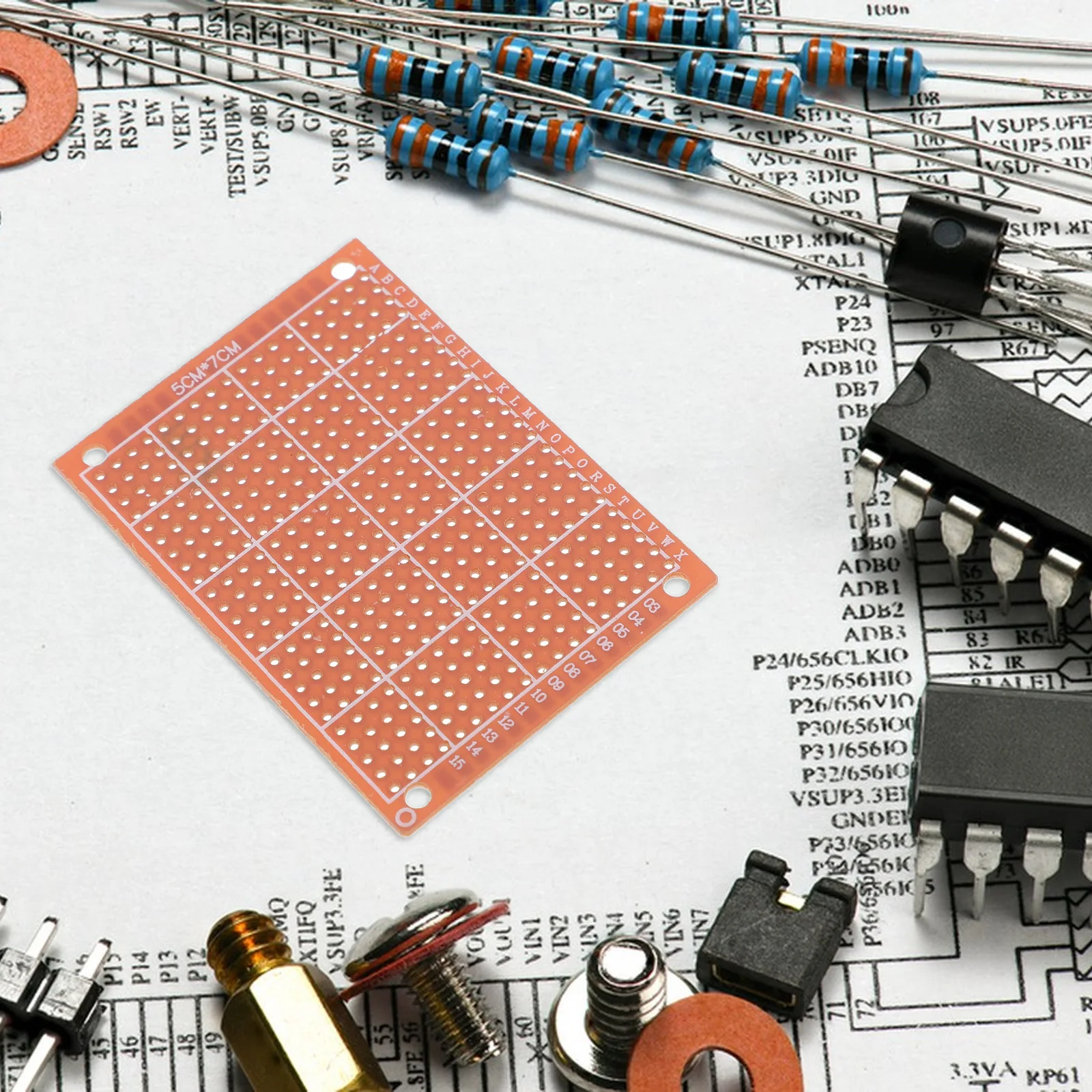 Soldering Practice Kit Beginner Electronics Learning Set Interactive Breadboard Cable Assembly Electronics Component Fun Kit