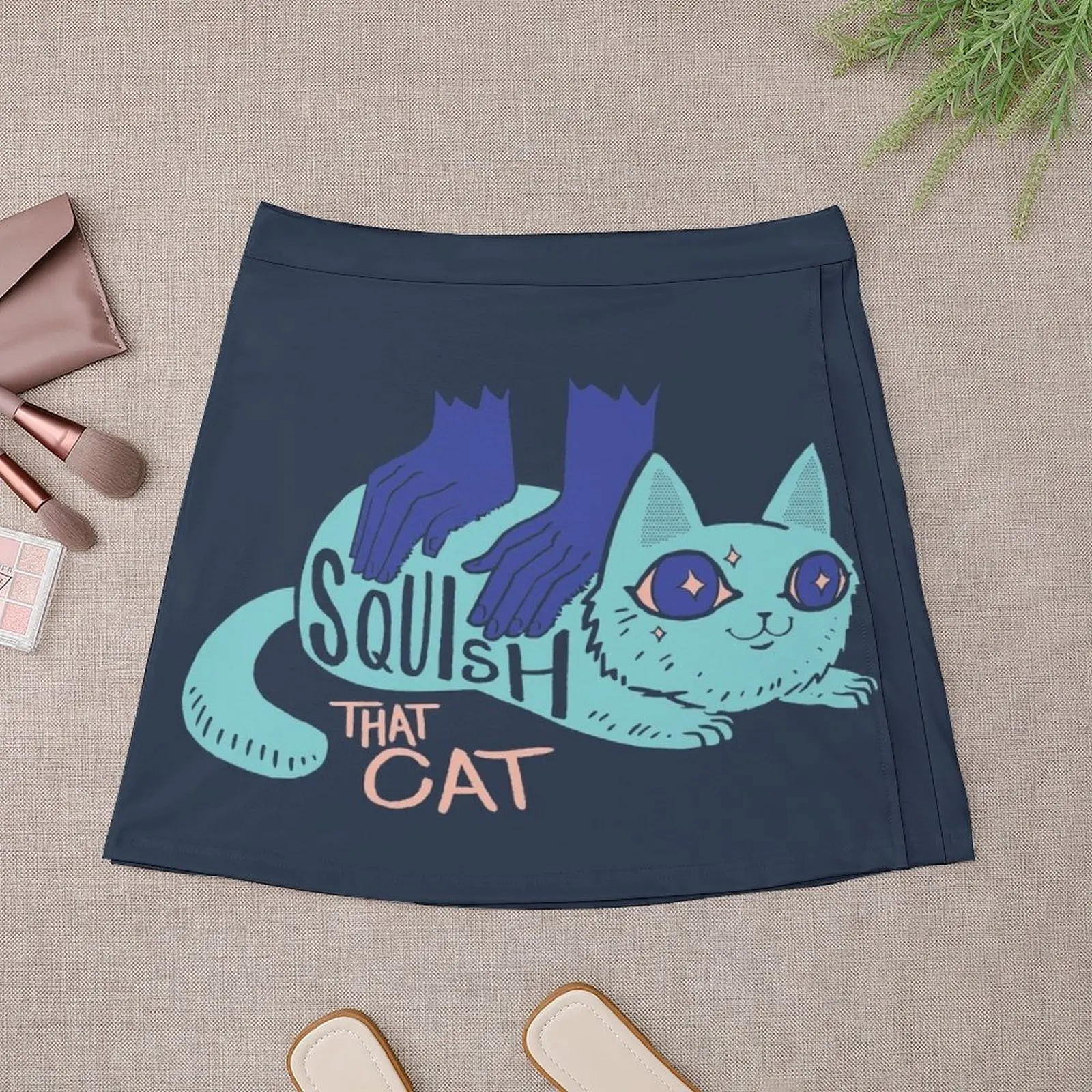 Squish that Cat! Mini Skirt luxury women's skirt cosplay Summer dress