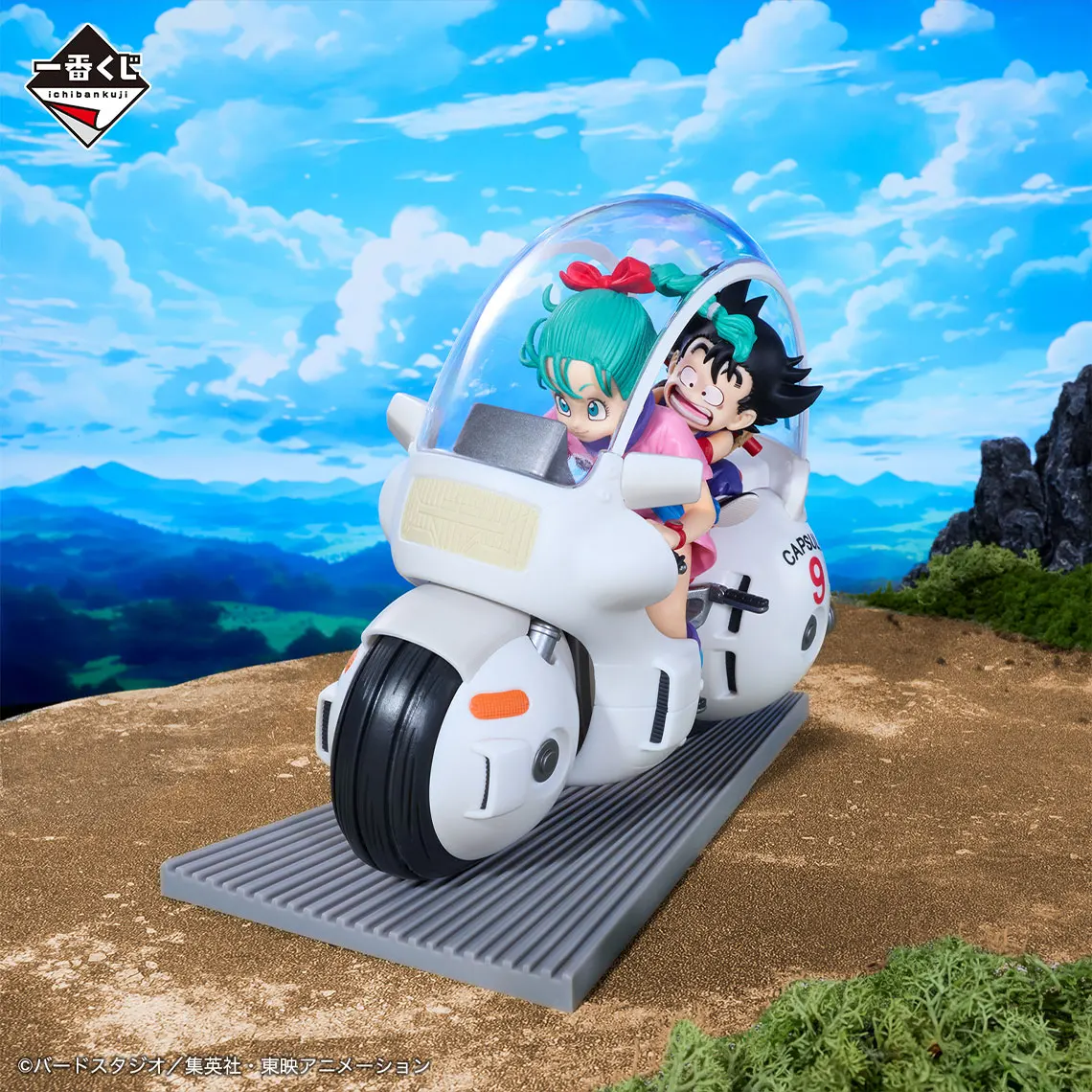 In Stock BANDAI Dragon Ball Ichiban KUJI Fantastic Adventure Bulma Childhood Son Goku PVC Anime Action Figures Model Toys Gifts