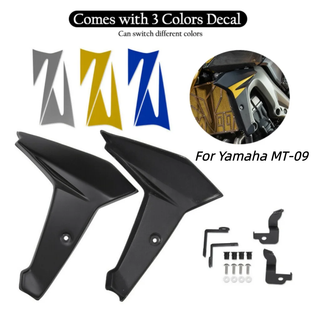 

Wolfline Motorcycle Radiator Side Frame Fairing Cover Guard For Yamaha MT-09 2014-2016 Front Radiator Protector Accessories
