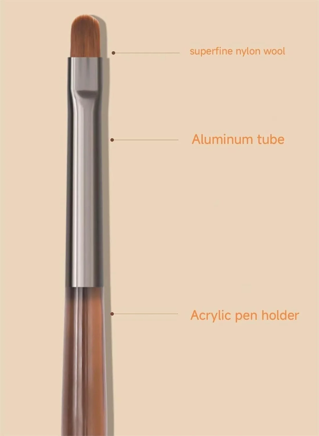 9本入りネイルアートデザインペンペイントツール、ネイルエクステンションジェルブラシ、ネイルジェルブラシ、自宅でサロンのようなDIYマニキュア