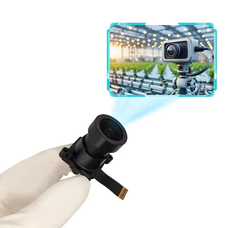 Ready to ship Fisheye Cam 4K 12MP IMX676 Image Sensor Ip Security Mipi Camera Module Panoramic Fixed Focus Lens