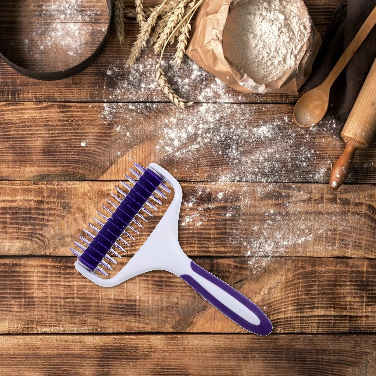 1 قطعة الخبز نفطة الأسطوانة كفاءة البيتزا دوكر للإفراج المعجنات لاذع العجين المتداول قبضة عدم الانزلاق