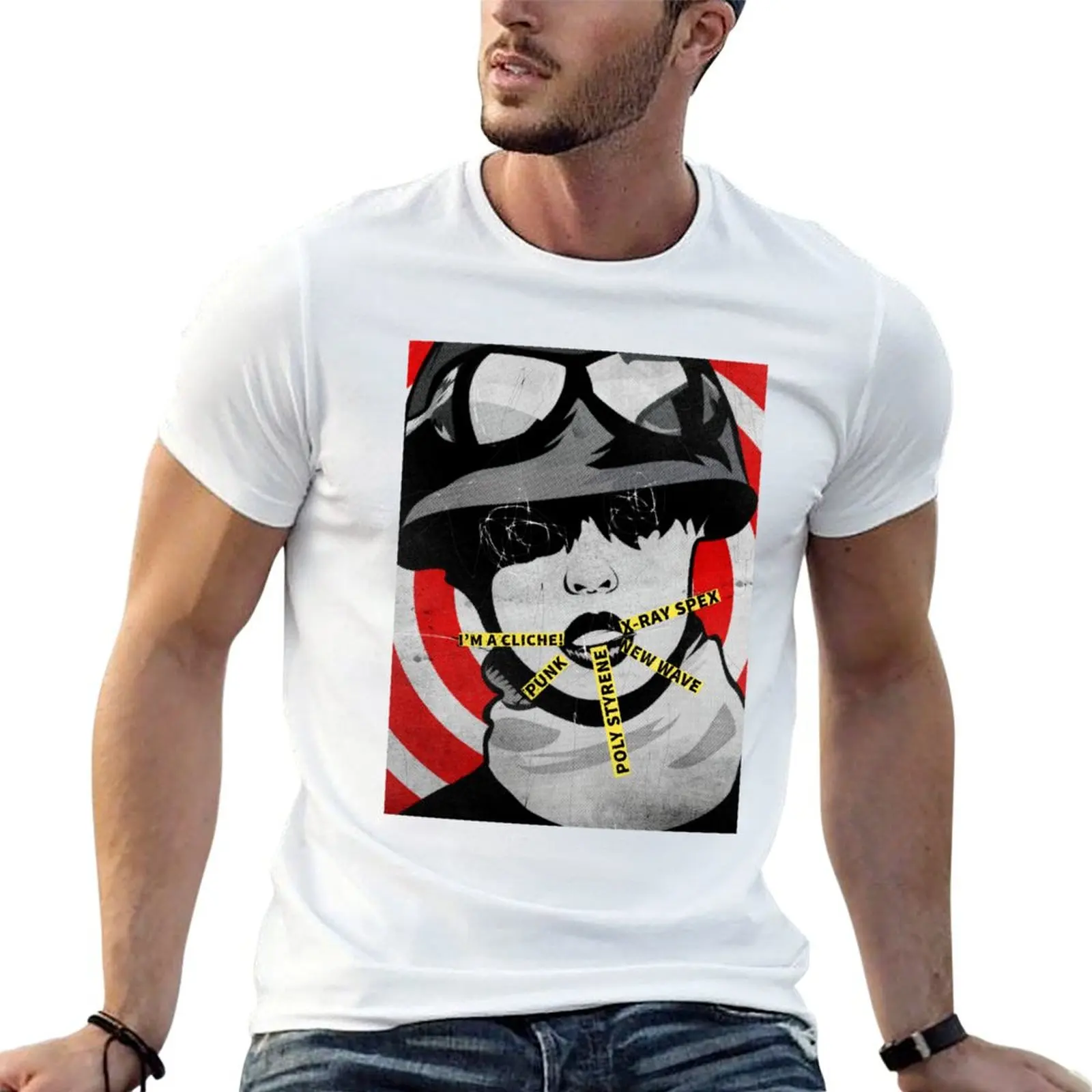 Women of Punk - Poly Styrene T-Shirt Retro Graphic Print T-Shirt
