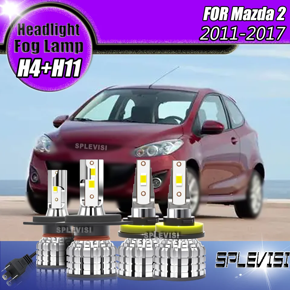

Stable And Reliable SPLEVISI LED Headlight Foglight 9003 H9 With a cooling system For Mazda 2 2011 2012 2013 2014 2015 2016 2017