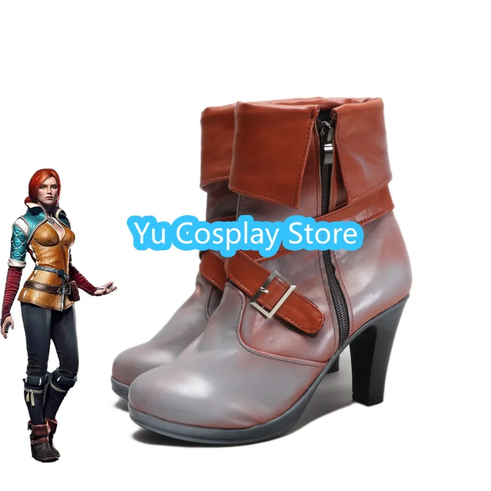 

Yu Косплей Магазин Triss Merigold Обувь для косплея Аниме Обувь для косплея Сапоги Костюмы на Хэллоуин Реквизит