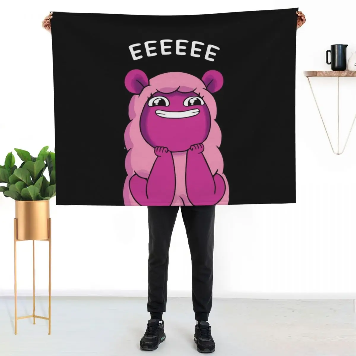 

Centaurworld EEEEEE Throw Blanket Multi Use Warm Blanket for Living Room Bedroom