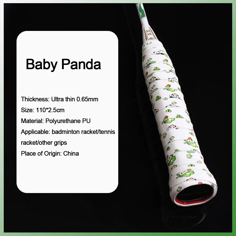 

New Cartoon Printed Badminton Racket Handle Belt Non-slip Sweat-absorbent Fishing Grip Tape Handlebar Grip Tape