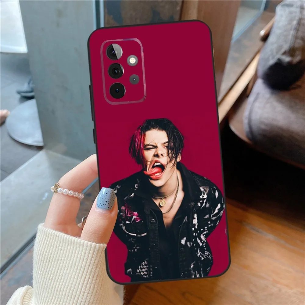 Y-Yungblud-Sนักร้องเคสโทรศัพท์สําหรับSamsungS24,23,22,21,S20 Ultra Pro 10,S30Plus,S9,20 Lite Ultraปกสีดํา