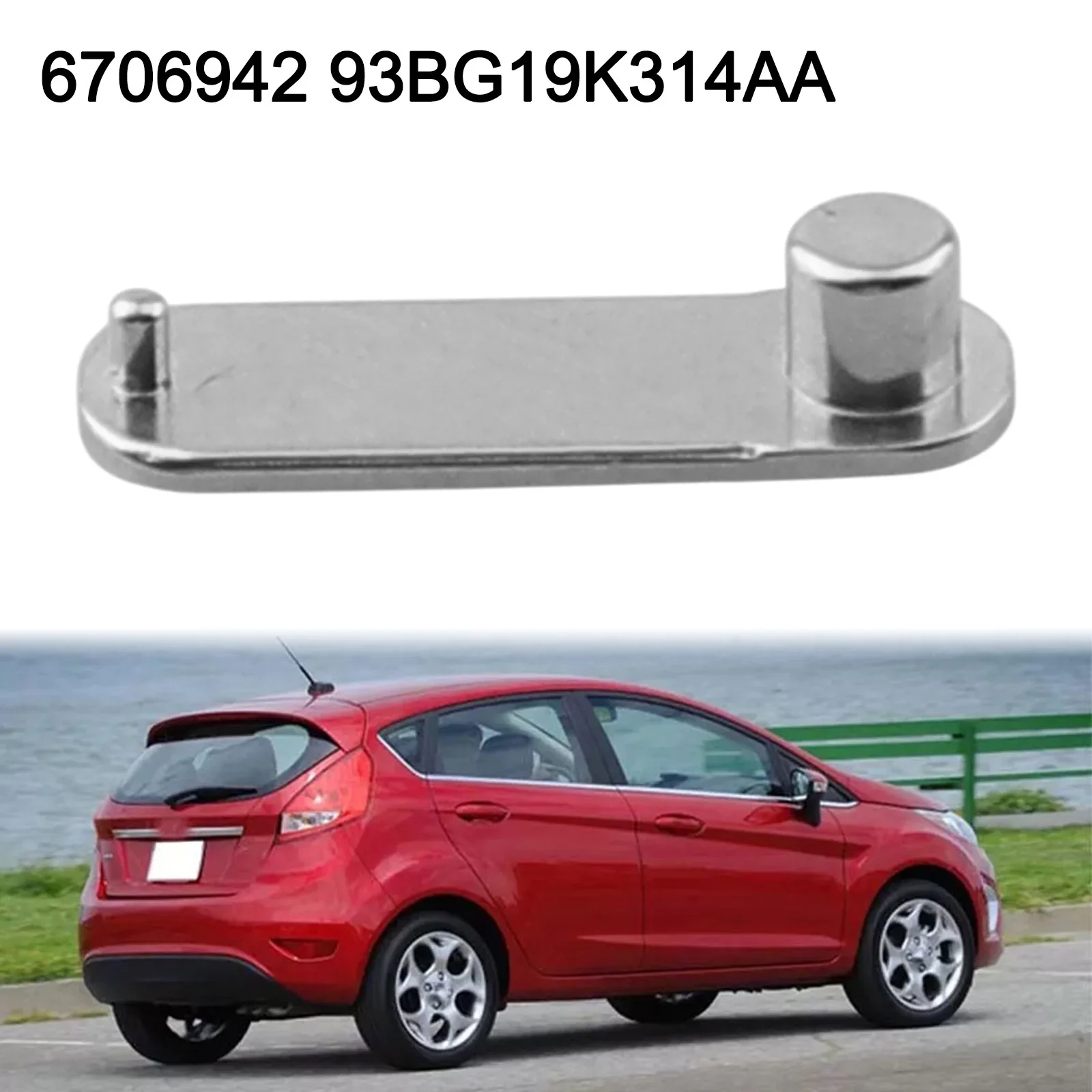 Car For Seat Heating Switch Repair Kit Silver Stainless Steel For Ford For Fiesta For Mondeo For Transit 6706942 93BG-19K314-AA