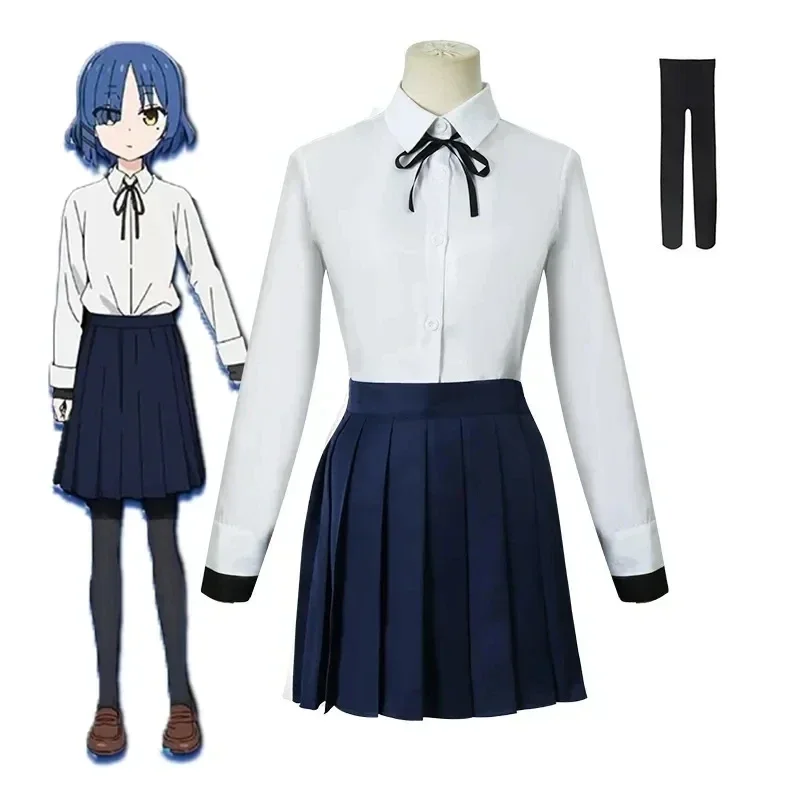 Cosplay Anime Bocchi The Rock Cosplay Costumes Hitori Nijika Ijichi Ryo Yamada Ikuyo Kita Roleplay Dress JK Uniform Wig Skirts