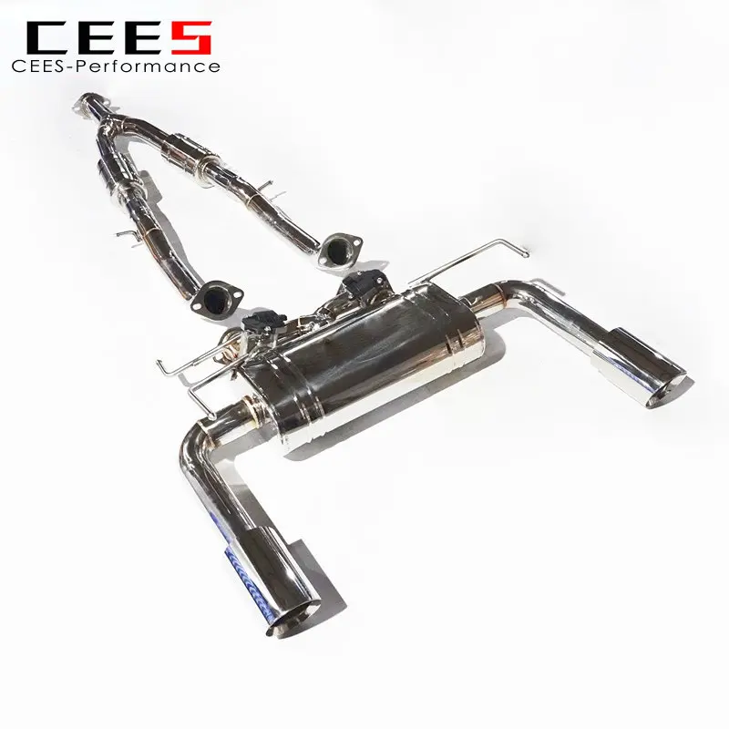 CEES Catback Exhaust For Infiniti FX35 3.7 2010-2013 Stainless Steel Pipes High Performance Car valve Exhaust System Refit