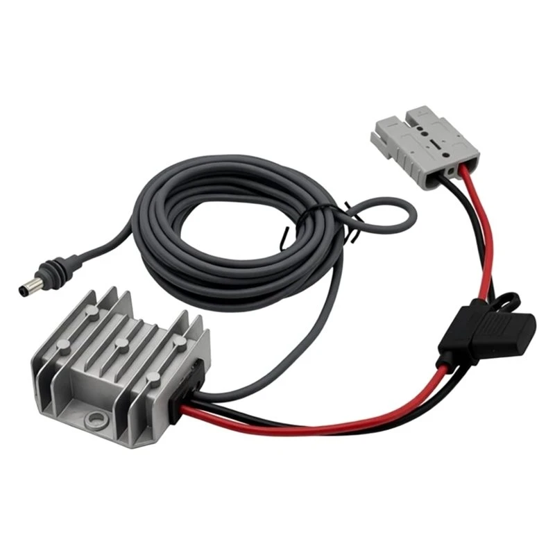 ABLA-12V/24V To 30V DC-DC Step-Up Converter Waterproof Aluminum Alloy Power Adapter 3.5A For Anderson Plug For Starlink Mini