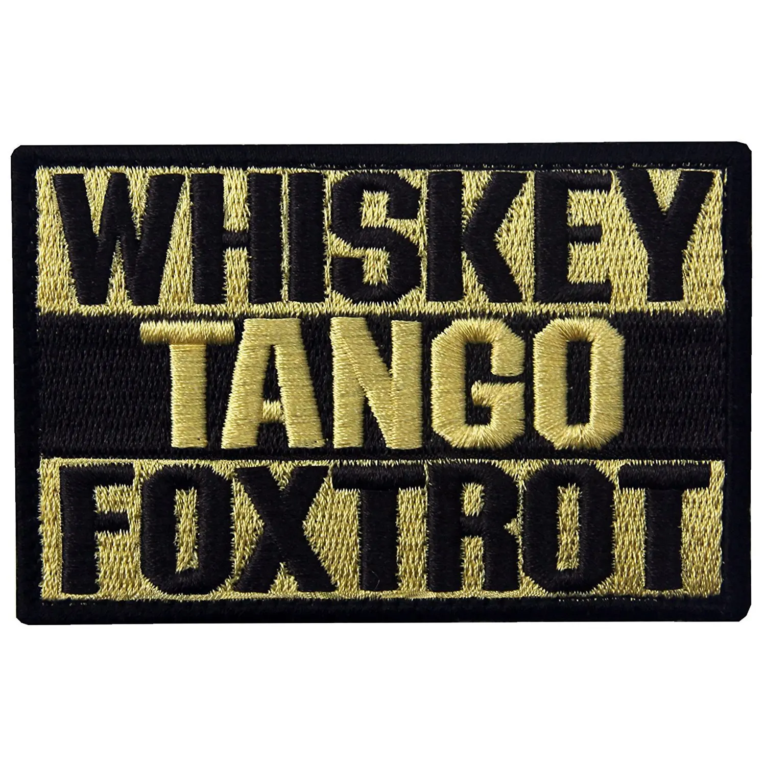 Embroidery Patch Funny Tactical Army Patch Tango Foxtrot Emblem Appliques Military whiskey tango foxtrot Embroidered Badges