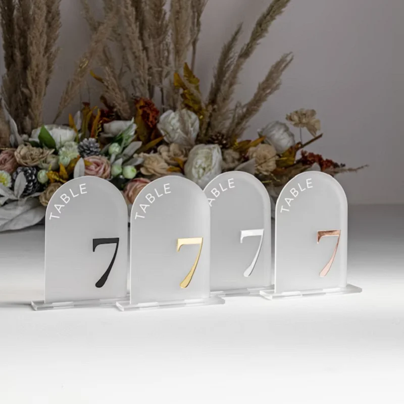 

Frosted Acrylic Arch Table Numbers Frosted Acrylic Sign Wedding Table Decor Wedding Signage Arch Table Numbers Frosted Numbers