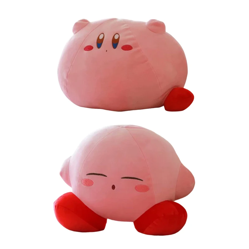 

Подушка с рисунком Кирби, милая плюшевая кукла, чучело, периферийные устройства, детский подарок на день рождения, домашняя мягкая игрушка, плюшевые игрушки