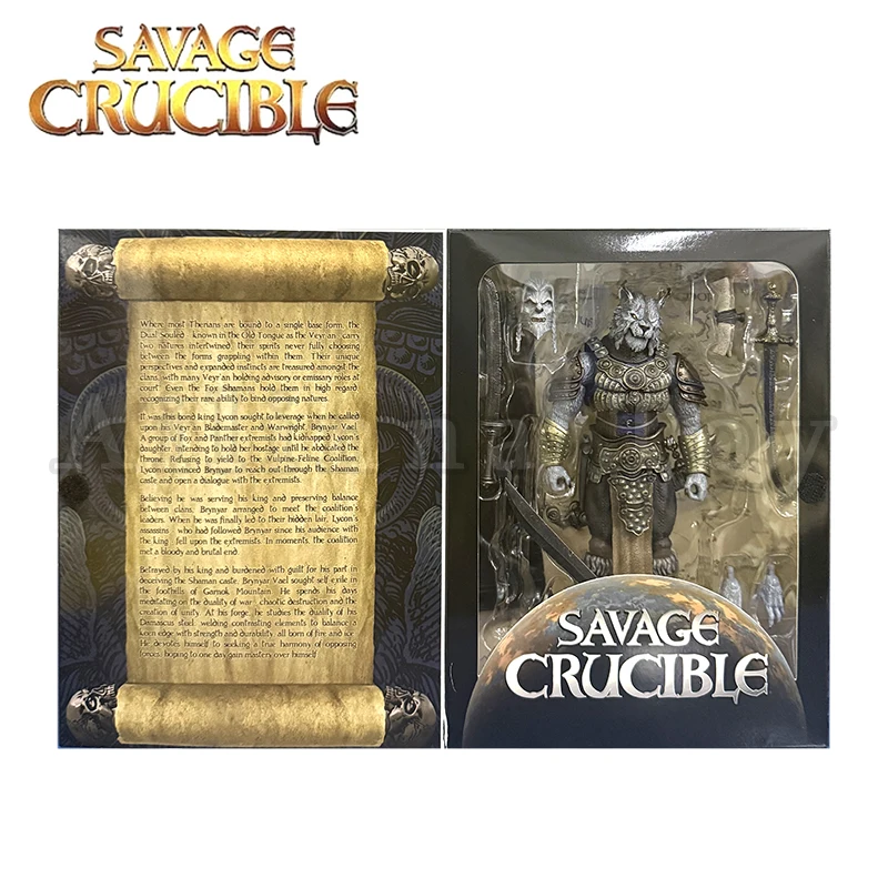 

Harbinger Studios 1/12 7inch Action Figure Savage Crucible Brynyar Vael Naraka Anime Model Collection Toy For Gift