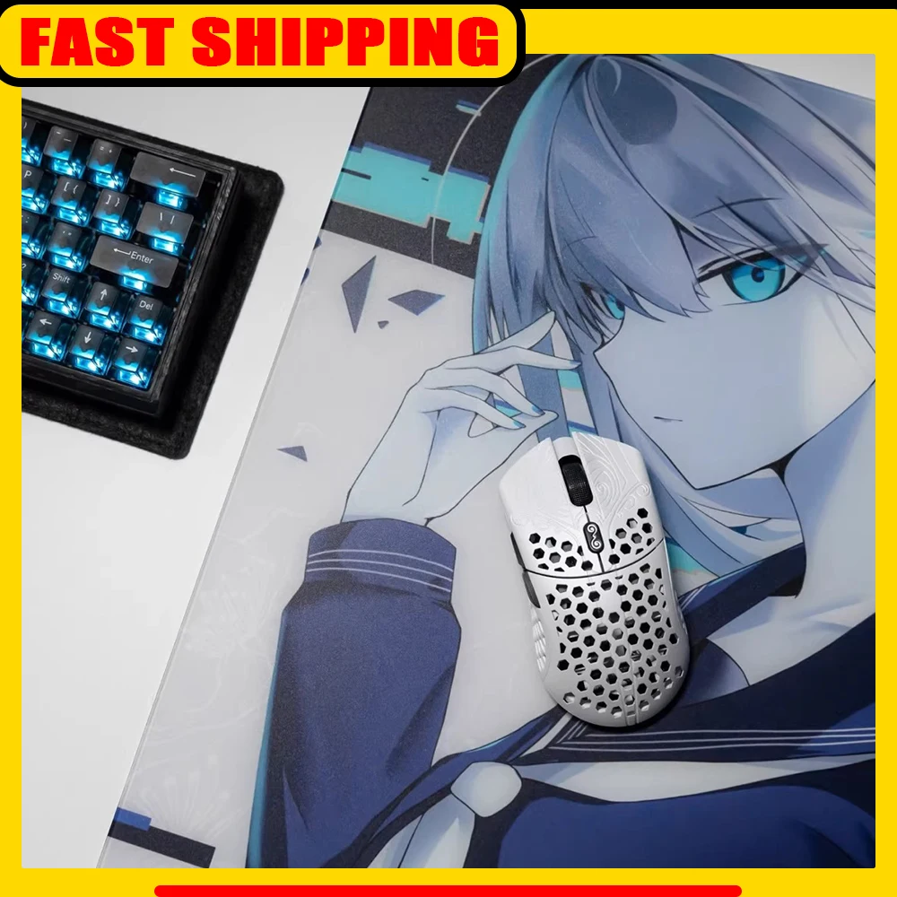 

Коврик для мыши PAN Esports UWI Glass, гладкий и быстрый, с покрытием, обеспечивающим полное покрытие, для APEX, CSGO, аксессуары для ПК, подарки