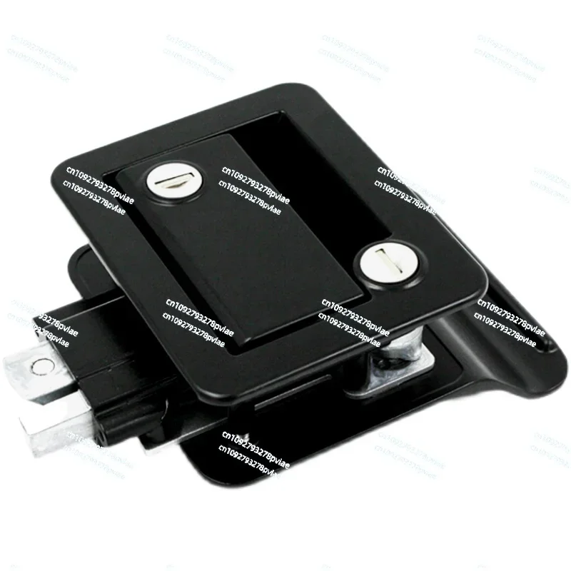 

RV door lock Trailer modification accessories Passenger door Black lock Zinc alloy inner and outer double door