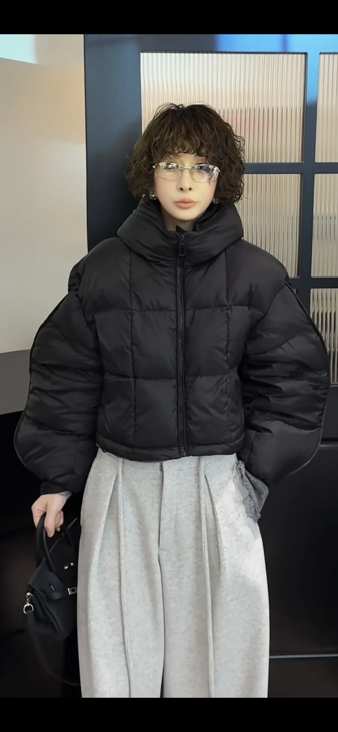 

Faionable Casual Pure Color Design Sensation Women's down Jaet Loose Fit Versatile Autumn New Arrival European Sle