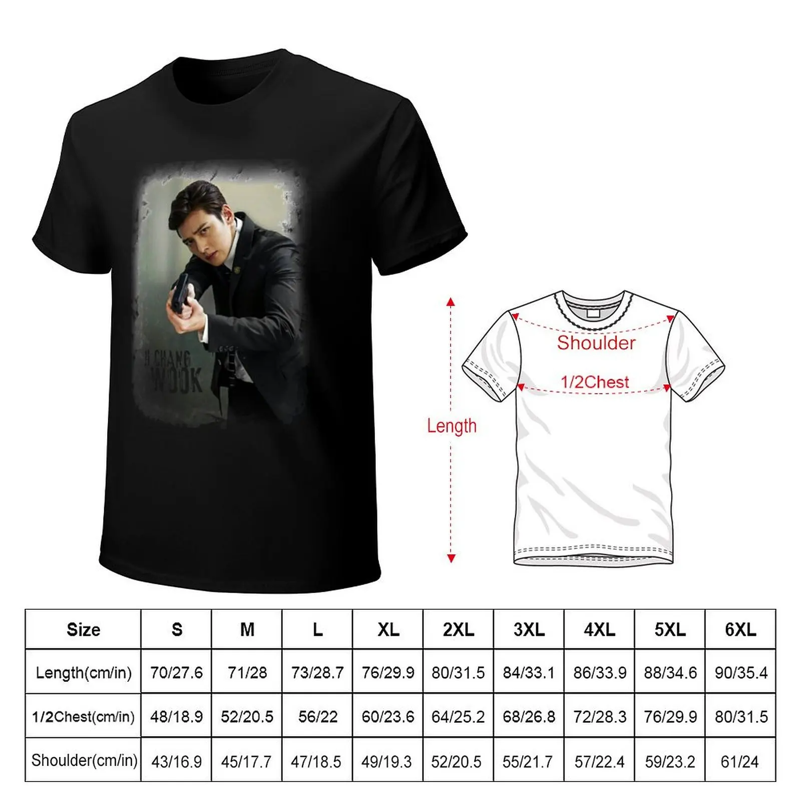 Ji Chang Wooks T-Shirt Basic Simple Design Short Sleeve Shirt