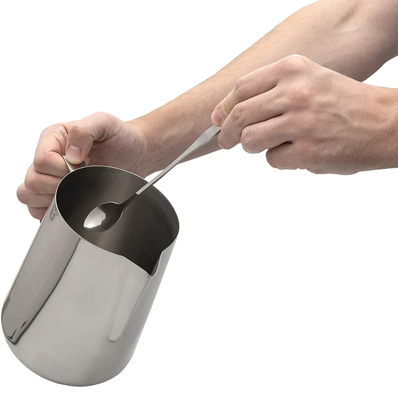 Candle Making Pouring Pot 2000Ml Stainless Steel Dripless Pouring Spout Container - Complete With Spoon, Candle Wicks