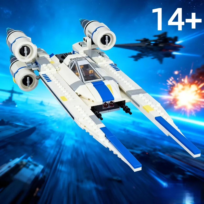 MOC 75399 Jyn's Ship Rogue One Premium سفينة الفضاء اللبنات الطوب خطة النجوم 594 قطعة لعب الاطفال هدايا عيد الميلاد