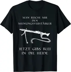 German Army Soldiers Combat Machine Gun T-Shirt. Summer Cotton Short Sleeve O-Neck Mens T Shirt New S-3XL