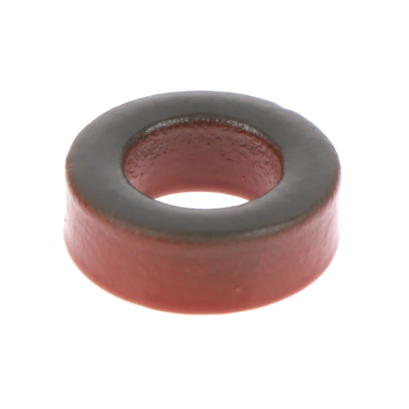 5pcs T50-2 Carbonyl Iron Powder Cores T50-2 13*7.5*5 Mm 4.9nH/N2 Dust Ferrite Toroid Red Core Magnetic Ring