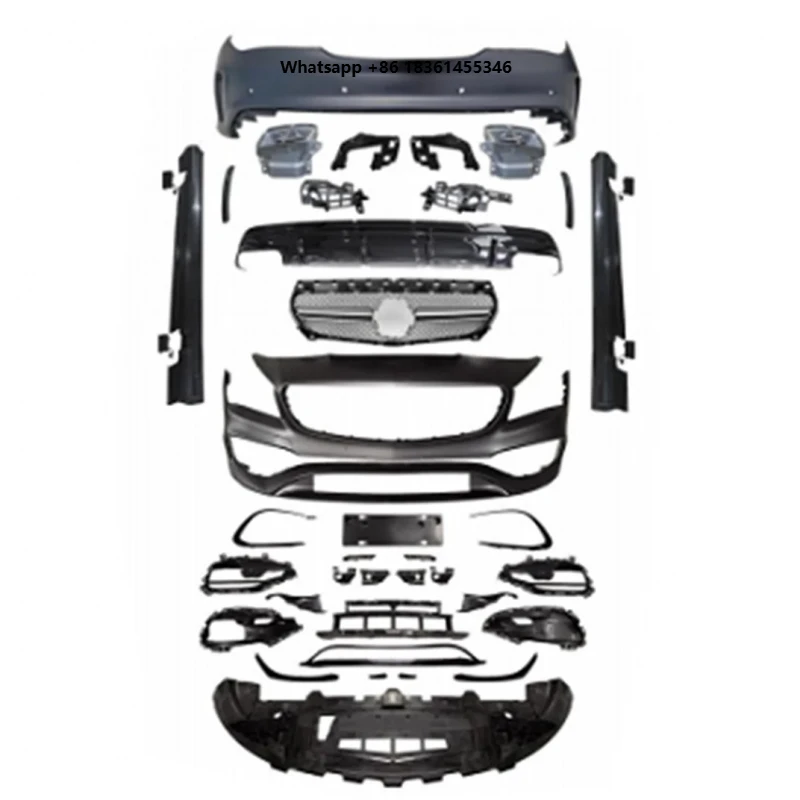 

for CLA Series W117 Upgrade to CLA45 with Front Bumper with Grille Hot Selling Car Body Kit
